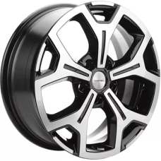 Khomen Wheels KHW1710 (Toyota C-HR) 7x17/5x114.3 ET 45 Dia 60.1 Black-FP