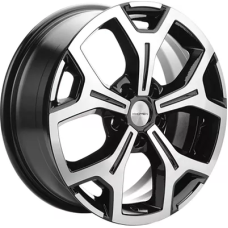Khomen Wheels KHW1710(2) (VW Multivan) 6.5x17/5x120 ET 60 Dia 65.1 Black-FP