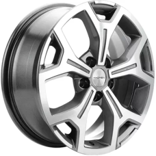 Khomen Wheels KHW1710(2) (VW Multivan) 6.5x17/5x120 ET 60 Dia 65.1 Gray-FP