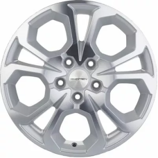 Khomen Wheels KHW1711 (Arkana/Kaptur) 6.5x17/5x114.3 ET 50 Dia 66.1 F-Silver-FP