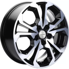 Khomen Wheels KHW1711 (Chery tigo 7pro) 6.5x17/5x108 ET 33 Dia 60.1 Black-FP
