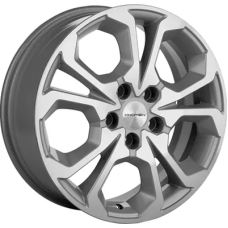 Khomen Wheels KHW1711 (Coolray) 6.5x17/5x114.3 ET 45 Dia 54.1 F-Silver-FP