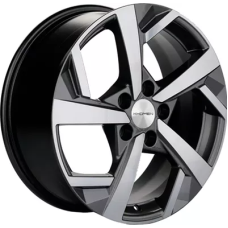 Khomen Wheels KHW1712 (Haval Jolion) 7x17/5x114.3 ET 37 Dia 66.5 Gray-FP