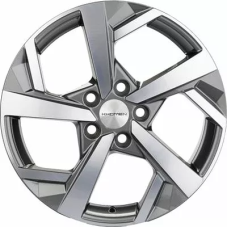 Khomen Wheels KHW1712 (Jetta) 7x17/5x112 ET 54 Dia 57.1 Gray-FP