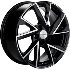 Khomen Wheels KHW1714 (Chery Tiggo 3 / Chery Tiggo 3pro) 7x17/5x108 ET 45 Dia 60.1 Black-FP