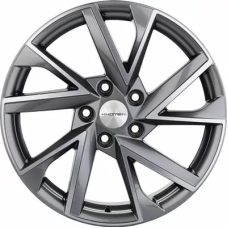 Khomen Wheels KHW1714 (Sportage) 7x17/5x114.3 ET 48.5 Dia 67.1 Gray-FP