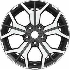 Khomen Wheels KHW1715 (RAV4) 7x17/5x114.3 ET 39 Dia 60.1 Black-FP
