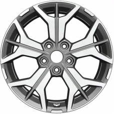 Khomen Wheels KHW1715 (RAV4) 7x17/5x114.3 ET 39 Dia 60.1 Gray-FP