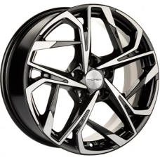 Khomen Wheels KHW1716 (CS75) 7x17/5x114.3 ET 45 Dia 60.1 Black-FP