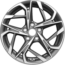 Khomen Wheels KHW1716 (CS75) 7x17/5x114.3 ET 45 Dia 60.1 Gray-FP
