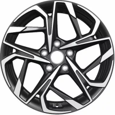 Khomen Wheels KHW1716 (i40) 7x17/5x114.3 ET 45 Dia 67.1 Black-FP