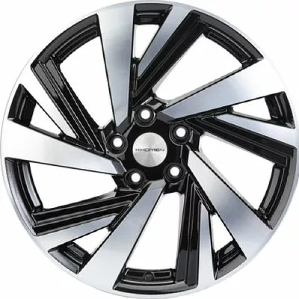 Khomen Wheels KHW1801 (Murano) 7.5x18/5x114.3 ET 50 Dia 66.1 Black-FP