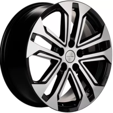Khomen Wheels KHW1803 (Coolray) 7x18/5x114.3 ET 50 Dia 54.1 Black-FP