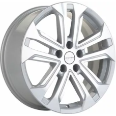 Khomen Wheels KHW1803 (Kodiaq/Tiguan) 7x18/5x112 ET 43 Dia 57.1 F-Silver-FP