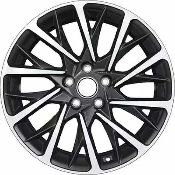 Khomen Wheels KHW1804 (Camry) 7.5x18/5x114.3 ET 45 Dia 60.1 Black-FP
