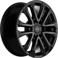 Khomen Wheels KHW1805 (Fortuner/Hilux) 7.5x18/6x139.7 ET 30 Dia 106.1 Black