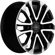 Khomen Wheels KHW1805 (Fortuner/Hilux) 7.5x18/6x139.7 ET 30 Dia 106.1 Black-FP