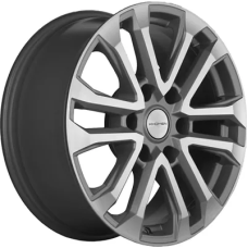 Khomen Wheels KHW1805 (Fortuner/Hilux) 7.5x18/6x139.7 ET 30 Dia 106.1 F-Silver-FP
