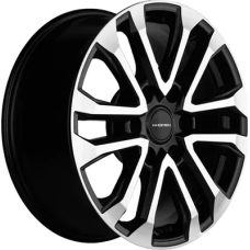 Khomen Wheels KHW1805 (JAC T6 Pickup) 7.5x18/6x139.7 ET 30 Dia 106.1 Black-FP