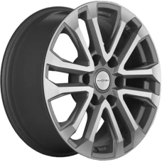 Khomen Wheels KHW1805 (LC Prado) 7.5x18/6x139.7 ET 25 Dia 106.1 F-Silver-FP