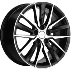 Khomen Wheels KHW1807 (A6/Q5) 8x18/5x112 ET 39 Dia 66.6 Black-FP