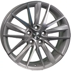 Khomen Wheels KHW1807 (Camry NEW) 8x18/5x114.3 ET 50 Dia 60.1 F-Silver-FP