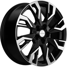 Khomen Wheels KHW1809 (Tiguan/Kodiaq) 7x18/5x112 ET 43 Dia 57.1 Black-FP