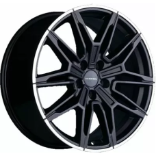 Khomen Wheels KHW1904 (3/4/5/6 Front) 8.5x19/5x112 ET 30 Dia 66.6 Black matt MR