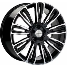 Khomen Wheels KHW2004 (Velar) 8.5x20/5x108 ET 45 Dia 63.4 Black-FP