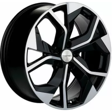 Khomen Wheels KHW2006 (Q8) 8.5x20/5x112 ET 20 Dia 66.5 Black-FP