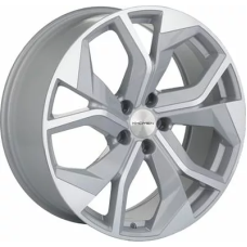 Khomen Wheels KHW2006 (Q8) 8.5x20/5x112 ET 20 Dia 66.5 Brilliant Silver