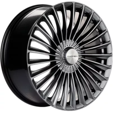 Khomen Wheels KHW2008 (S-class Front) 8.5x20/5x112 ET 38 Dia 66.6 Dark Chrome