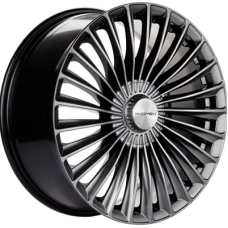 Khomen Wheels KHW2008 (S-class Rear) 9.5x20/5x112 ET 38 Dia 66.6 Dark Chrome