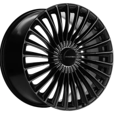 Khomen Wheels KHW2008 (Turbo II S-class) 9.5x20/5x112 ET 38 Dia 66.6 Black