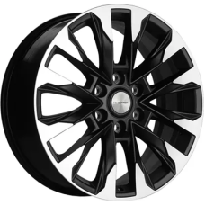 Khomen Wheels KHW2010 (LC 300 Tuning) 8x20/6x139.7 ET 35 Dia 95.1 Black-FP matt
