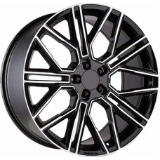 Khomen Wheels KHW2101 (Cayenne) 9.5x21/5x130 ET 46 Dia 71.6 Black-FP