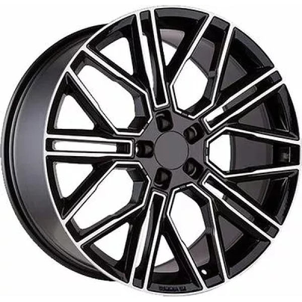 Khomen Wheels KHW2101 (Q7/Touareg) 9.5x21/5x112 ET 31 Dia 66.6 Black-FP