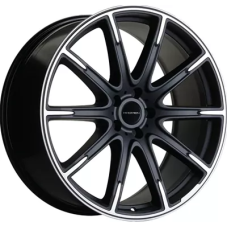 Khomen Wheels KHW2102 (GLS/GLE) 9.5x21/5x112 ET 45 Dia 66.6 Black-FP matt