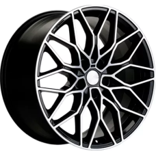 Khomen Wheels ORG1903 (3/4/5/6 series) 8.5x19/5x112 ET 30 Dia 66.6 Black-FP