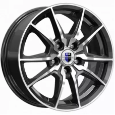 КиК Адамар 6.5x16/5x114.3 ET 50 Dia 66.1 алмаз черный