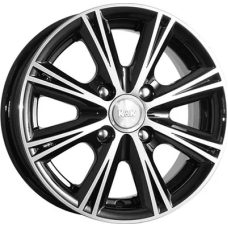 КиК Аттика 5.5x14/4x114.3 ET 43 Dia 69.1 алмаз черный