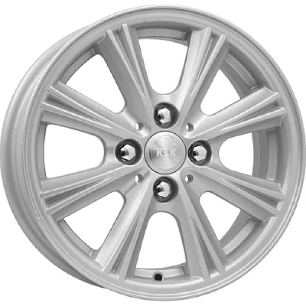 КиК Аттика 5.5x14/4x98 ET 35 Dia 58.6 сильвер