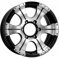 КиК Байконур 8x16/5x139.7 ET -15 Dia 110.1 алмаз черный