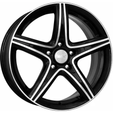КиК Барракуда 7.5x17/5x114.3 ET 38 Dia 71.6 алмаз черный