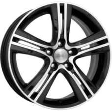КиК Борелли 6.5x16/5x112 ET 46 Dia 57.1 алмаз черный
