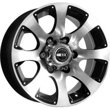 КиК Дакар 2 7.5x16/6x139.7 ET 15 Dia 108.1 алмаз черный