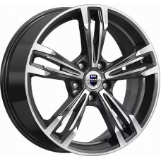 КиК Karrera Light 7x18/5x114.3 ET 38 Dia 67.1 алмаз черный