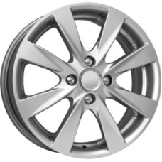 КиК КС581 (Solaris) 6x15/4x100 ET 48 Dia 54.1 сильвер