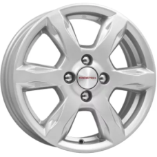 КиК КС693 Almera G11 6x15/4x100 ET 50 Dia 60.1 сильвер