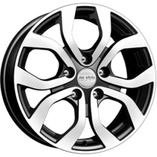 КиК KC704 Nissan Terrano (Уценка) 6.5x16/5x114.3 ET 50 Dia 66.1 алмаз черный